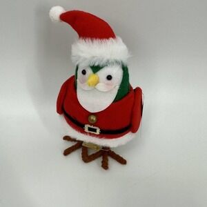 NEW Christmas 2023 Target DAPPER Felt Santa Claus Bird Figurine Wondershop NWT